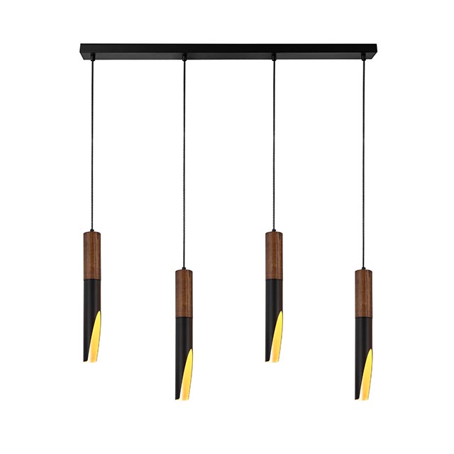 pendant light 4-light cluster pendant lights kitchen island black color